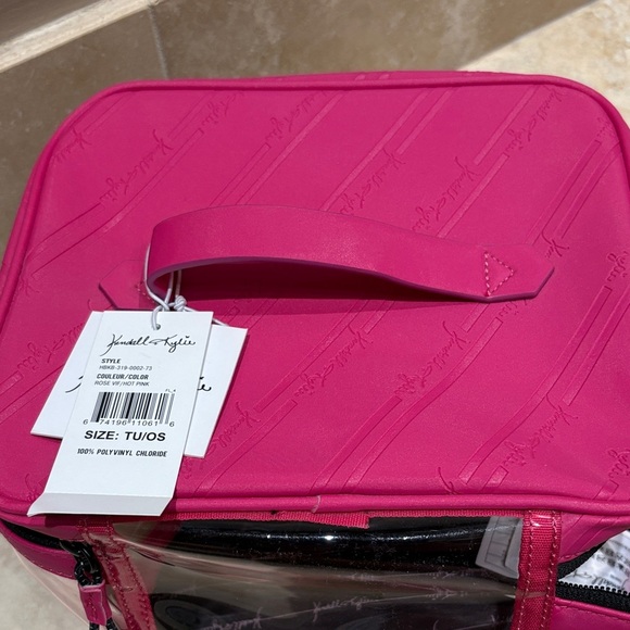 Kendall & Kylie Pink Transparent Cosmetic Case - Picture 2 of 5